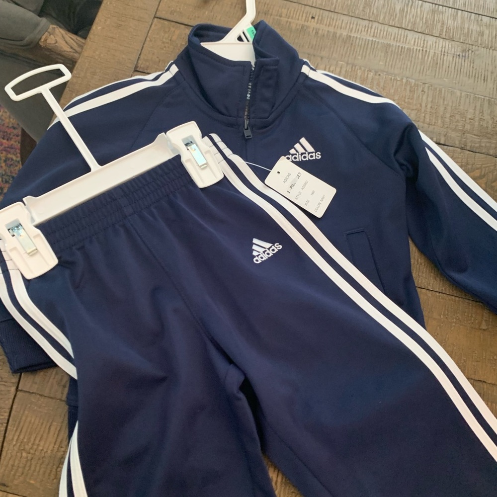 Adidas toddler track suit